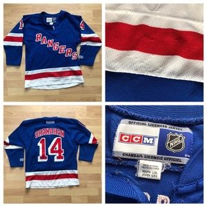 NHL Vintage CCM Hockey Jersey New York Rangers